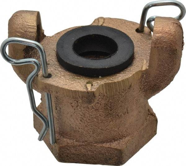 Dixon Valve & Coupling - 1" NPT, Universal Hose Coupling with Female NPT Ends - Brass - Apex Tool & Supply