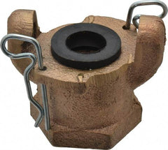 Dixon Valve & Coupling - 1" NPT, Universal Hose Coupling with Female NPT Ends - Brass - Apex Tool & Supply