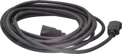 Southwire - 25', 14/3 Gauge/Conductors, Black Outdoor Extension Cord - 1 Receptacle, 15 Amps, UL SJEOW, NEMA 5-15P, 5-15R - Apex Tool & Supply