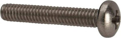 Value Collection - #8-32 UNC, 1" Length Under Head Phillips Drive Machine Screw - Pan Head, Grade 316 Stainless Steel, Uncoated, Without Washer - Apex Tool & Supply