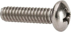 Value Collection - #10-24 UNC, 3/4" Length Under Head Phillips Drive Machine Screw - Pan Head, Grade 316 Stainless Steel, Uncoated, Without Washer - Apex Tool & Supply