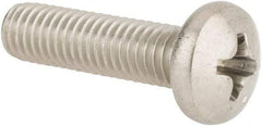 Value Collection - #10-32 UNF, 3/4" Length Under Head Phillips Drive Machine Screw - Pan Head, Grade 316 Stainless Steel, Uncoated, Without Washer - Apex Tool & Supply