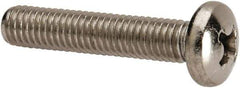 Value Collection - #10-32 UNF, 1" Length Under Head Phillips Drive Machine Screw - Pan Head, Grade 316 Stainless Steel, Uncoated, Without Washer - Apex Tool & Supply