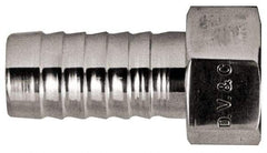 Dixon Valve & Coupling - 1-1/2" Stainless Steel Suction Female Coupling withNut - Short Shank - Apex Tool & Supply