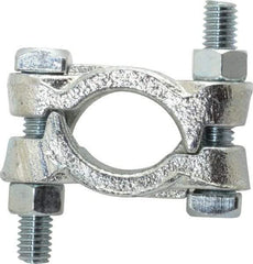 Dixon Valve & Coupling - 1-3/16 to 1-3/8" OD, Double Bolt Iron Clamp - Plated Malleable Iron - Apex Tool & Supply