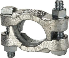 Dixon Valve & Coupling - 1-7/16 to 1-17/32" OD, Double Bolt Iron Clamp - Plated Malleable Iron - Apex Tool & Supply