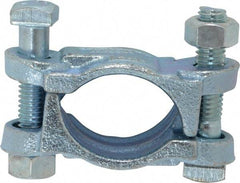 Dixon Valve & Coupling - 1-5/8 to 1-13/16" OD, Double Bolt Iron Clamp - Plated Malleable Iron - Apex Tool & Supply