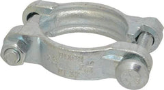 Dixon Valve & Coupling - 2-5/16 to 2-5/8" OD, Double Bolt Iron Clamp - Plated Malleable Iron - Apex Tool & Supply