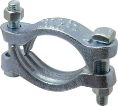 Dixon Valve & Coupling - 2-3/4 to 3-1/16" OD, Double Bolt Iron Clamp - Plated Malleable Iron - Apex Tool & Supply