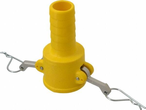 NewAge Industries - 1" Nylon Cam & Groove Suction & Discharge Hose Female Coupler Hose Shank - Part C, 175 Max psi - Apex Tool & Supply