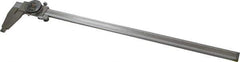 Fowler - 0" to 18" Range, 0.001" Graduation, 0.1" per Revolution, Dial Caliper - Black Face, 3.125" Jaw Length - Apex Tool & Supply