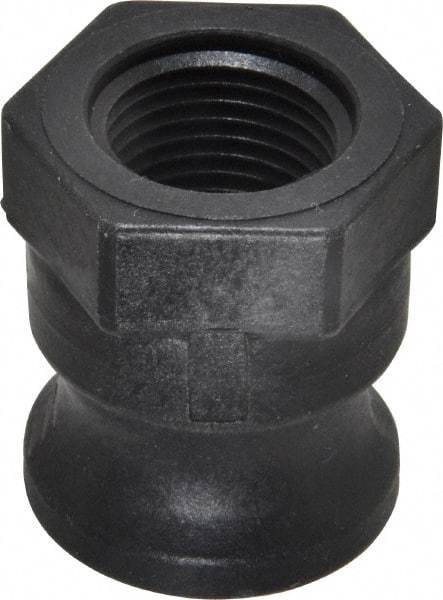 NewAge Industries - 1/2" Polypropylene Cam & Groove Suction & Discharge Hose Male Adapter Female NPT Thread - Part A, 1/2" Thread, 125 Max psi - Apex Tool & Supply