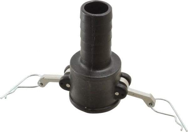 NewAge Industries - 1" Polypropylene Cam & Groove Suction & Discharge Hose Female Coupler Hose Shank - Part C, 125 Max psi - Apex Tool & Supply