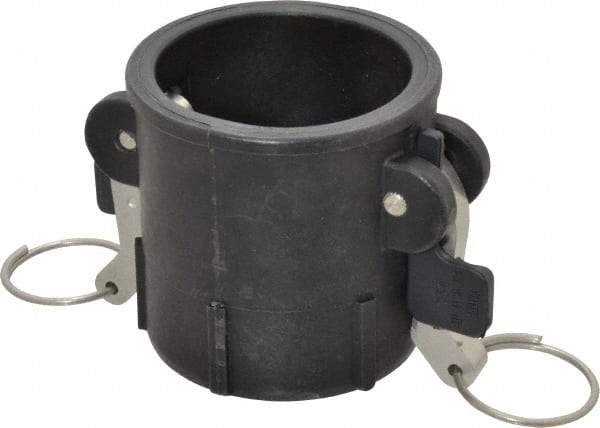 NewAge Industries - 2" Polypropylene Cam & Groove Suction & Discharge Hose Female Coupler Female NPT Thread - Part D, 2" Thread, 100 Max psi - Apex Tool & Supply