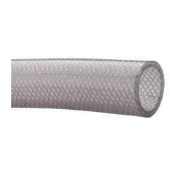Made in USA - 1-1/2" ID x 1.929" OD, 0.215" Wall Thickness, Cut to Length (100' Standard Length) PVC Tube - Clear, 70 Max psi, 80 Shore A Hardness - Apex Tool & Supply