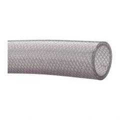 Made in USA - 1-1/2" ID x 1.929" OD, 0.215" Wall Thickness, Cut to Length (100' Standard Length) PVC Tube - Clear, 70 Max psi, 80 Shore A Hardness - Apex Tool & Supply