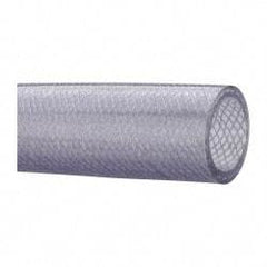 Made in USA - 2" ID x 2-1/2" OD, 1/4" Wall Thickness, Cut to Length (50' Standard Length) PVC Tube - Clear, 50 Max psi, 80 Shore A Hardness - Apex Tool & Supply