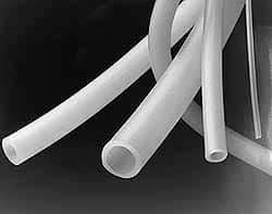 NewAge Industries - 5/8" ID x 7/8" OD, 1/8" Wall Thickness, Cut to Length (100' Standard Length) Silicone Tube - Natural, 5 Max psi, 50 Shore A Hardness - Apex Tool & Supply