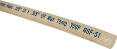 NewAge Industries - 1/8" ID x 0.365" OD, Cut to Length (100' Standard Length) Silicone Tube - Natural, 233 Max psi, 60 Shore A Hardness - Apex Tool & Supply