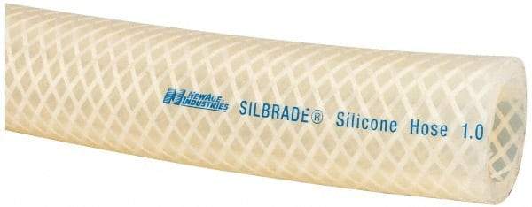 NewAge Industries - 1" ID x 1.36" OD, Cut to Length (50' Standard Length) Silicone Tube - Natural, 75 Max psi, 60 Shore A Hardness - Apex Tool & Supply