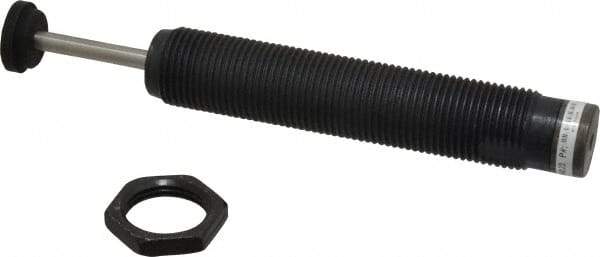 Parker - 1-12 Thread, 1/4 Rod Diam, 1.58 Stroke Length, Male Button Shock - 0.88 Shock Outside Diam, 7.44 OAL - Apex Tool & Supply