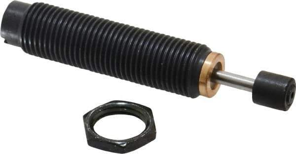 Parker - 1/2-20 Thread, 0.13 Rod Diam, 0.4 Stroke Length, Male Button Shock - 0.33 Shock Outside Diam, 2-3/4 OAL - Apex Tool & Supply