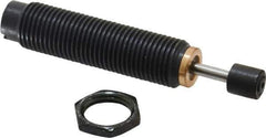 Parker - 1/2-20 Thread, 0.13 Rod Diam, 0.4 Stroke Length, Male Button Shock - 0.33 Shock Outside Diam, 2-3/4 OAL - Apex Tool & Supply