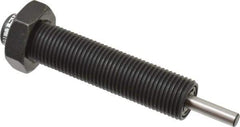 Parker - 9/16-18 Thread, 0.19 Rod Diam, 1/2 Stroke Length, Male Button Shock - 0.46 Shock Outside Diam, 3.41 OAL - Apex Tool & Supply