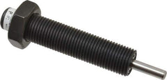 Parker - 9/16-18 Thread, 0.19 Rod Diam, 1/2 Stroke Length, Male Button Shock - 0.66 Shock Outside Diam, 3.41 OAL - Apex Tool & Supply