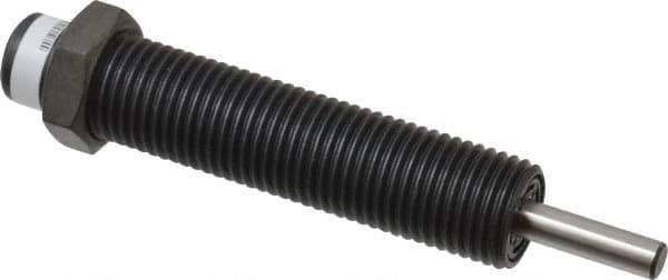Parker - M14x1.5 Thread, 0.19 Rod Diam, 1/2 Stroke Length, Male Button Shock - 0.66 Shock Outside Diam, 3.41 OAL - Apex Tool & Supply