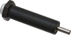 Parker - 3/4-16 Thread, 1/4 Rod Diam, 1/2 Stroke Length, Male Button Shock - 0.66 Shock Outside Diam, 3.81 OAL - Apex Tool & Supply