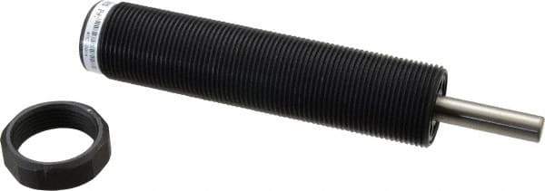 Parker - M25X1.5 Thread, 0.31 Rod Diam, 1 Stroke Length, Male Button Shock - 0.87 Shock Outside Diam, 5.58 OAL - Apex Tool & Supply