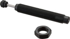 Parker - 9/16-18 Thread, 0.16 Rod Diam, 0.63 Stroke Length, Male Button Shock - 0.46 Shock Outside Diam, 4-1/2 OAL - Apex Tool & Supply