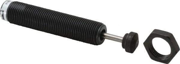 Parker - 3/4-16 Thread, 0.19 Rod Diam, 0.59 Stroke Length, Male Button Shock - 0.66 Shock Outside Diam, 4.62 OAL - Apex Tool & Supply