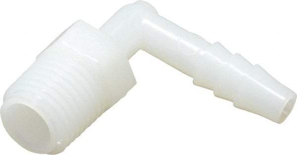 NewAge Industries - 1/4" Barb, 1/4 NPT, Multiple Barbed Tube Elbow - Nylon, Male - Apex Tool & Supply
