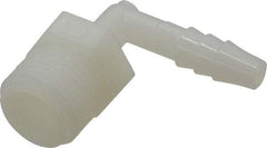 NewAge Industries - 1/4" Barb, 3/8 NPT, Multiple Barbed Tube Elbow - Nylon, Male - Apex Tool & Supply