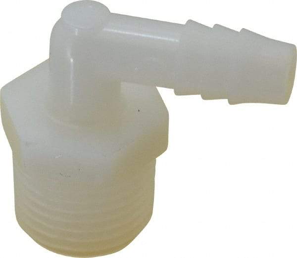 NewAge Industries - 3/8" Barb, 1/2 NPT, Multiple Barbed Tube Elbow - Nylon, Male - Apex Tool & Supply