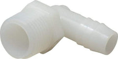 NewAge Industries - 1/2" Barb, 1/2 NPT, Multiple Barbed Tube Elbow - Nylon, Male - Apex Tool & Supply