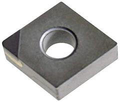 Tungaloy - SNGA433 QBN Grade BX360 PCBN Turning Insert - Uncoated, 90° Square, 1/2" Inscr Circle, 3/16" Thick, 3/64" Corner Radius - Apex Tool & Supply