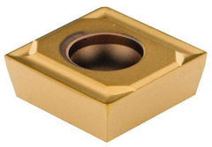 Kennametal - SPHX090304 R20 Grade KC7140 Carbide Indexable Drill Insert - TiN/TiCN Finish, Square, 3/8" Inscribed Circle - Apex Tool & Supply