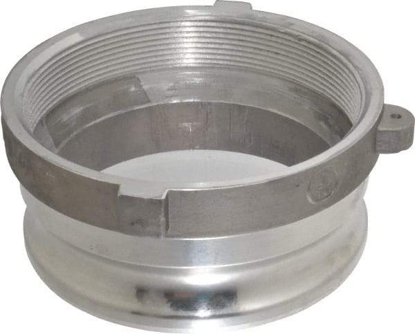 EVER-TITE Coupling Products - 6" Aluminum Cam & Groove Suction & Discharge Hose Male Adapter Female NPT Thread - Part A, 6" Thread, 75 Max psi - Apex Tool & Supply