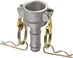 EVER-TITE Coupling Products - 3/4" Aluminum Cam & Groove Suction & Discharge Hose Female Coupler Hose Shank - Part C, 250 Max psi - Apex Tool & Supply