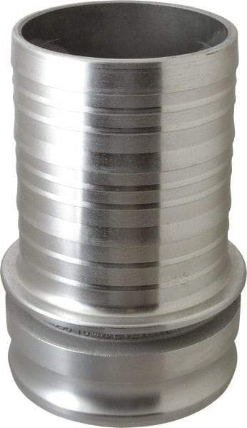 EVER-TITE Coupling Products - 6" Aluminum Cam & Groove Suction & Discharge Hose Male Adapter Hose Shank - Part E, 75 Max psi - Apex Tool & Supply