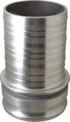 EVER-TITE Coupling Products - 6" Aluminum Cam & Groove Suction & Discharge Hose Male Adapter Hose Shank - Part E, 75 Max psi - Apex Tool & Supply