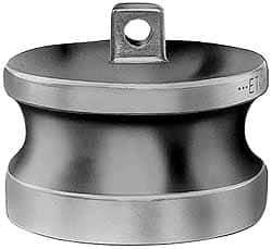EVER-TITE Coupling Products - 5" Stainless Steel Cam & Groove Suction & Discharge Hose Dust Plug For Use with Couplers - Part DP, 75 Max psi - Apex Tool & Supply