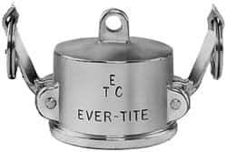 EVER-TITE Coupling Products - 1/2" Aluminum Cam & Groove Suction & Discharge Hose Dust Cap For Use with Adapters - Part DC, 250 Max psi - Apex Tool & Supply