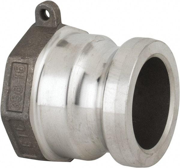 EVER-TITE Coupling Products - 2" Aluminum Cam & Groove Suction & Discharge Hose Male Adapter Female NPT Thread - Part A, 1-1/2" Thread, 250 Max psi - Apex Tool & Supply