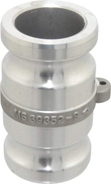 EVER-TITE Coupling Products - 2" Aluminum Cam & Groove Suction & Discharge Hose Spool Adapter - 2" Thread, 250 Max psi - Apex Tool & Supply