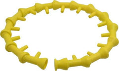 Value Collection - 1/4" Hose Inside Diam x 1/4" Nozzle Diam, Coolant Hose Nozzle Kit - For Use with Snap Together Hose System, 16 Pieces - Apex Tool & Supply