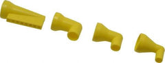Value Collection - 1/2" Hose Inside Diam x 1/4, 3/8, 1/2" Nozzle Diam, Coolant Hose Nozzle Kit - For Use with Snap Together Hose System, 4 Pieces - Apex Tool & Supply
